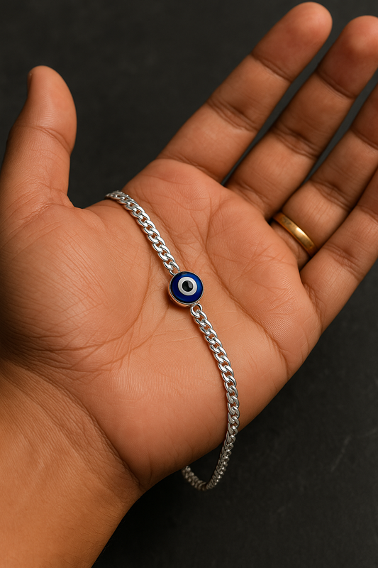 Azure Eye Protection Bracelet | 92.5 Silver