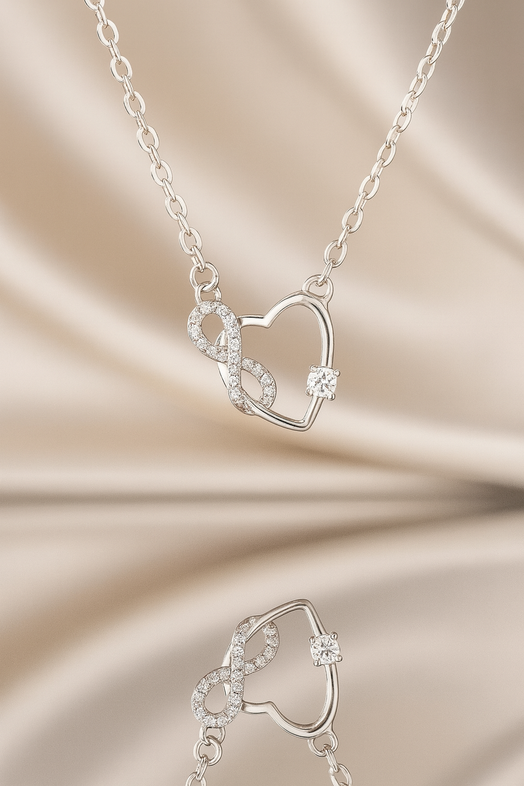 Infinity of Love Chain & Pendant | 92.5 Silver