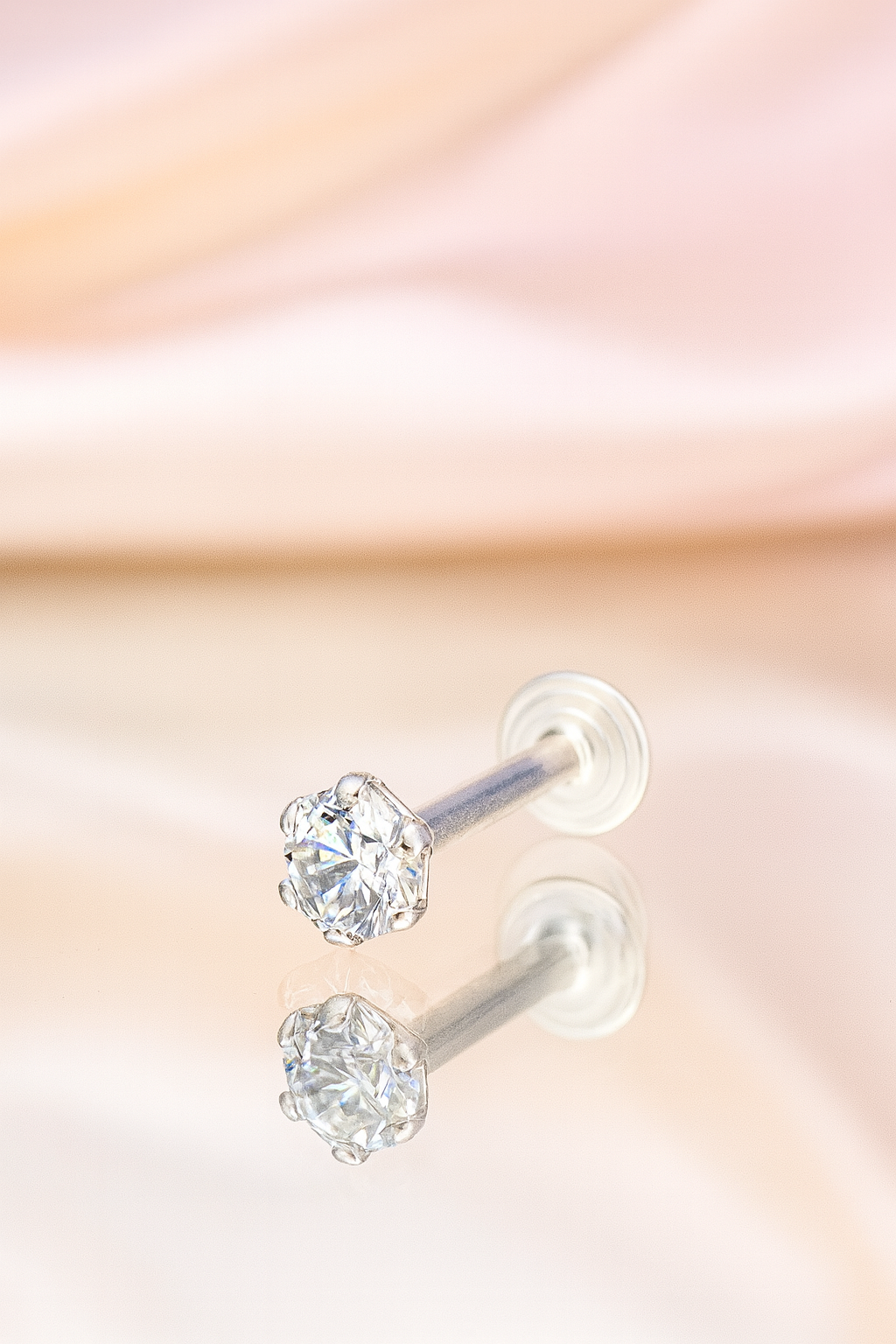 Celeste Shine Nose Pin | 92.5 Silver