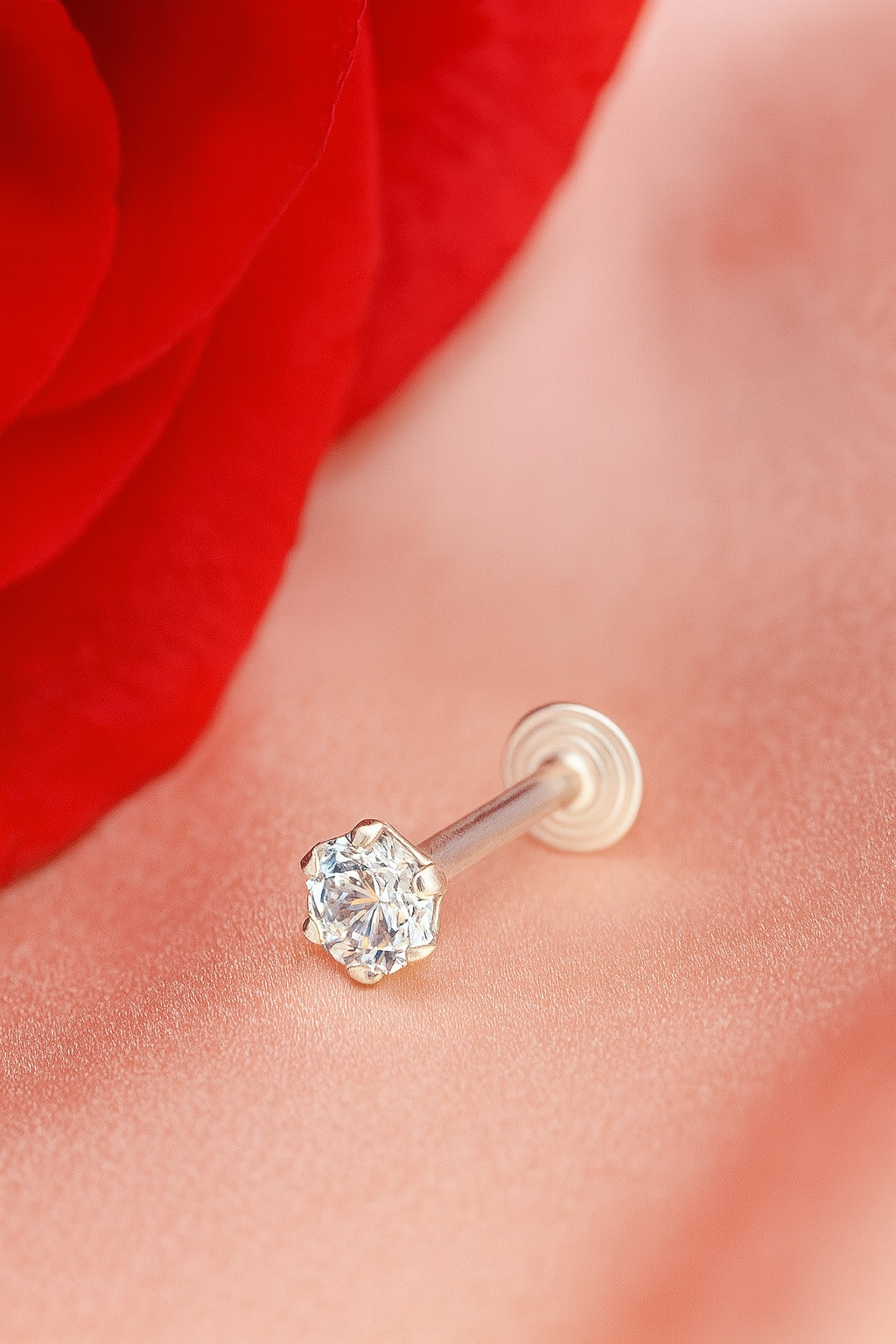 Celeste Shine Nose Pin | 92.5 Silver