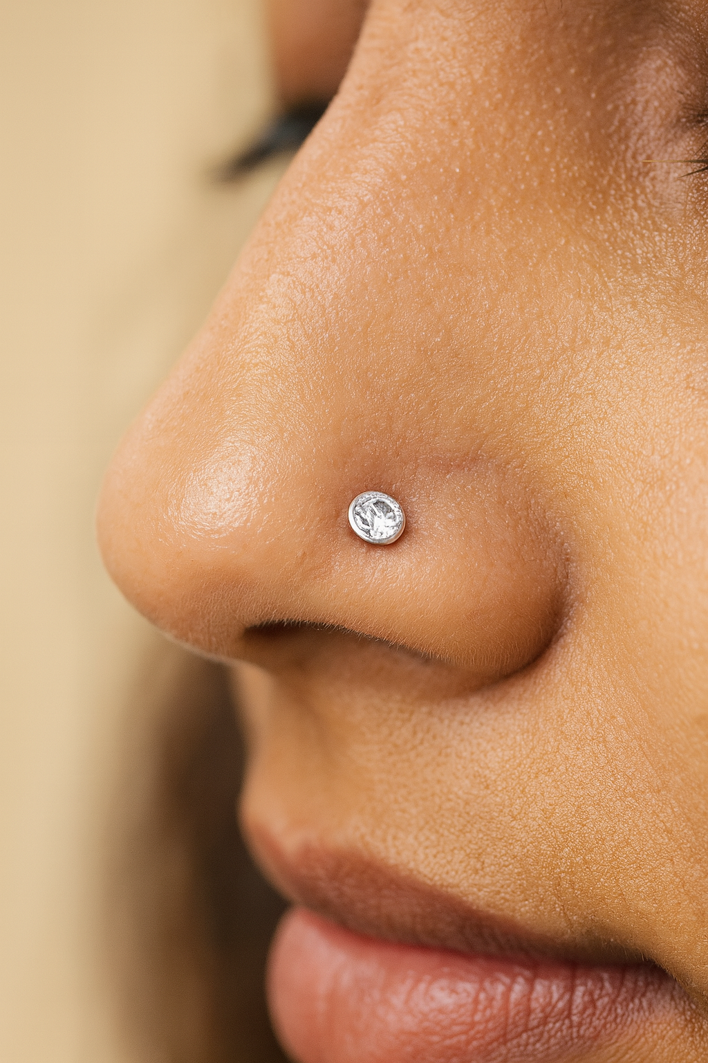 Celeste Spark Nose Pin | 92.5 Silver