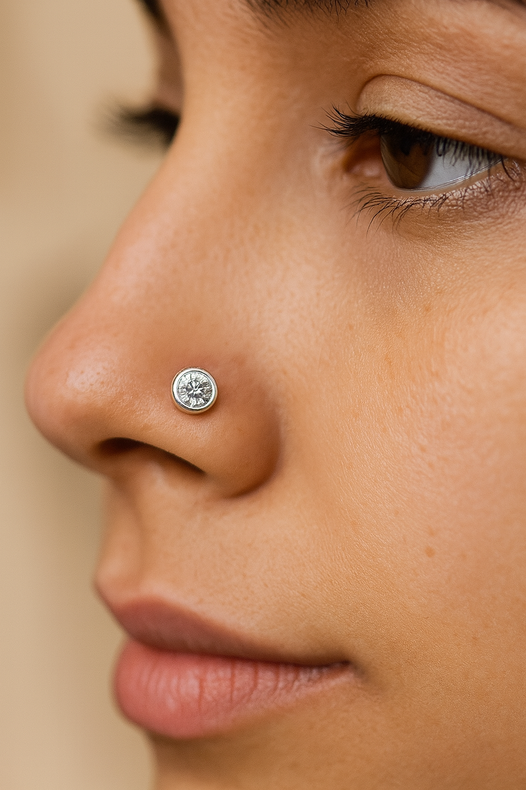 Celeste Spark Nose Pin | 92.5 Silver