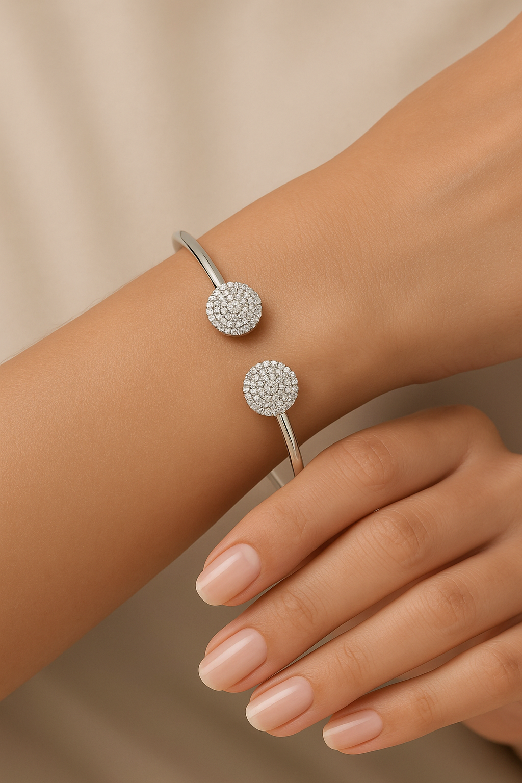 Moonlit Glow Kada | 92.5 Silver
