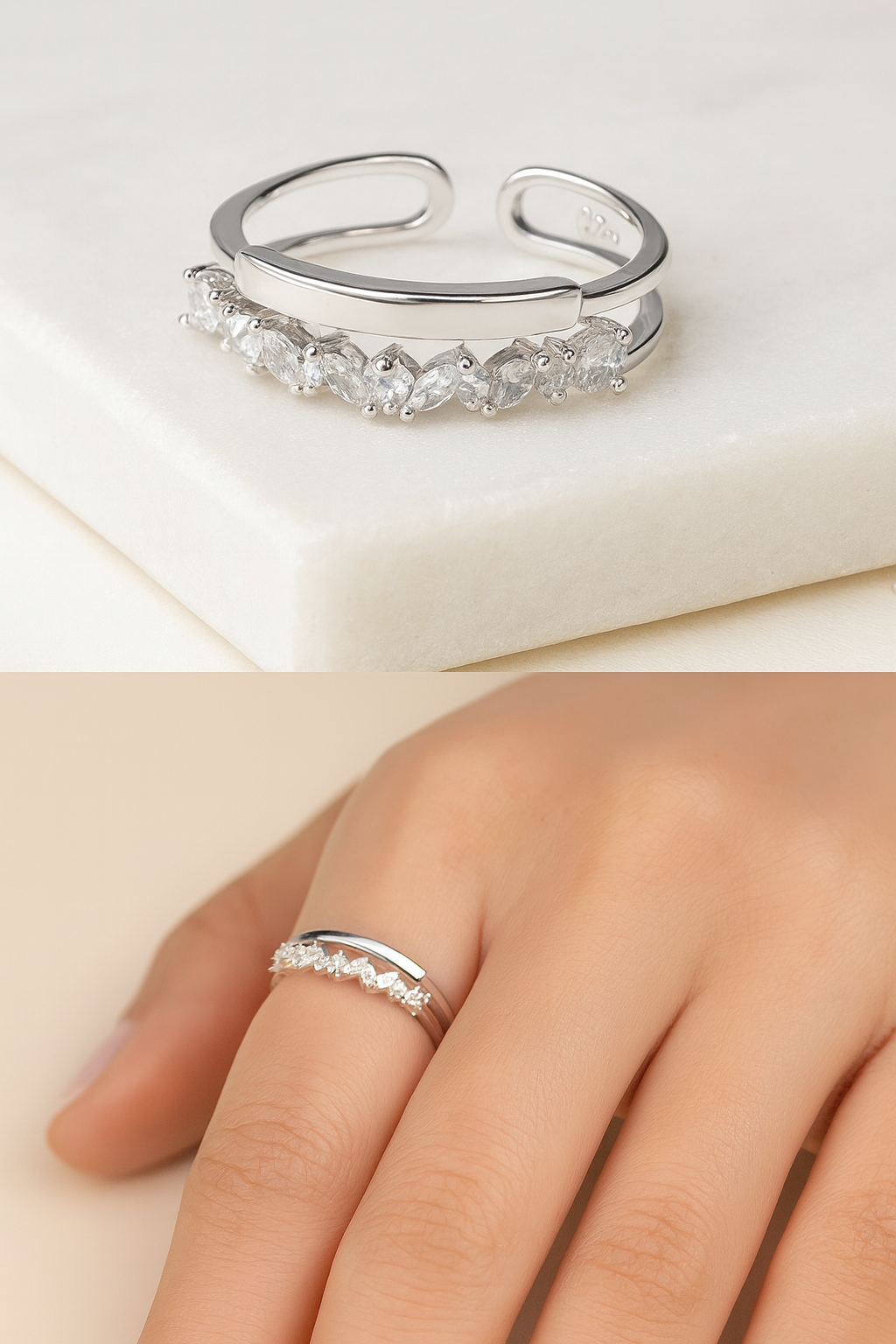 Pure 92.5 Silver Ring –Stylish