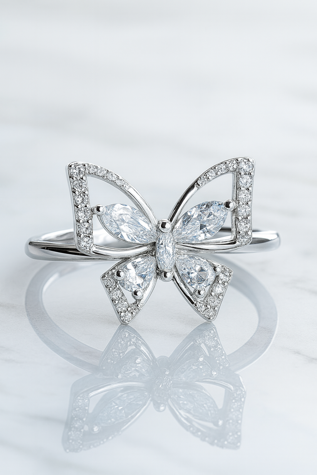 Wings of Elegance Ring | 92.5 Silver