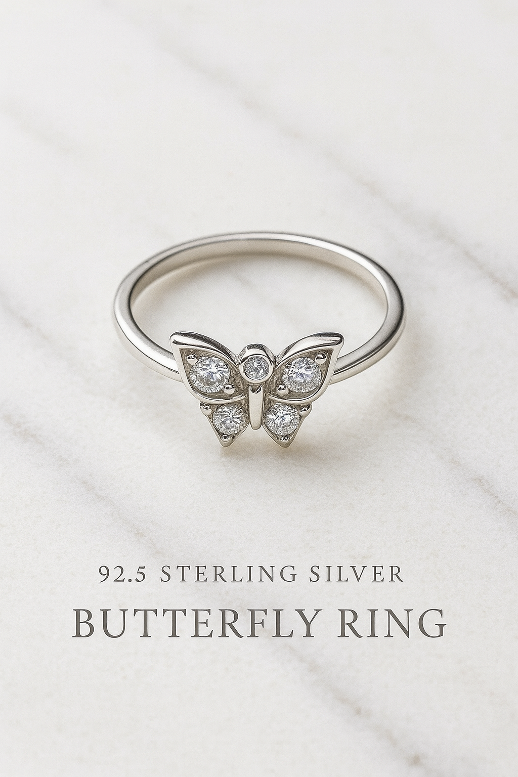Butterfly Ring | 92.5 Silver