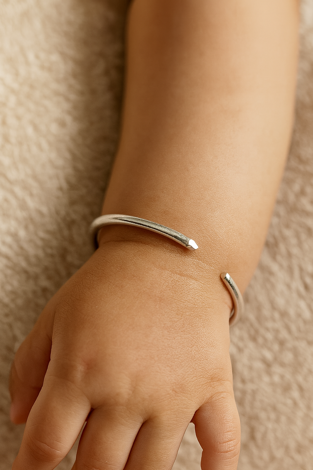 Pure Shine Baby Kada | 92.5 Silver