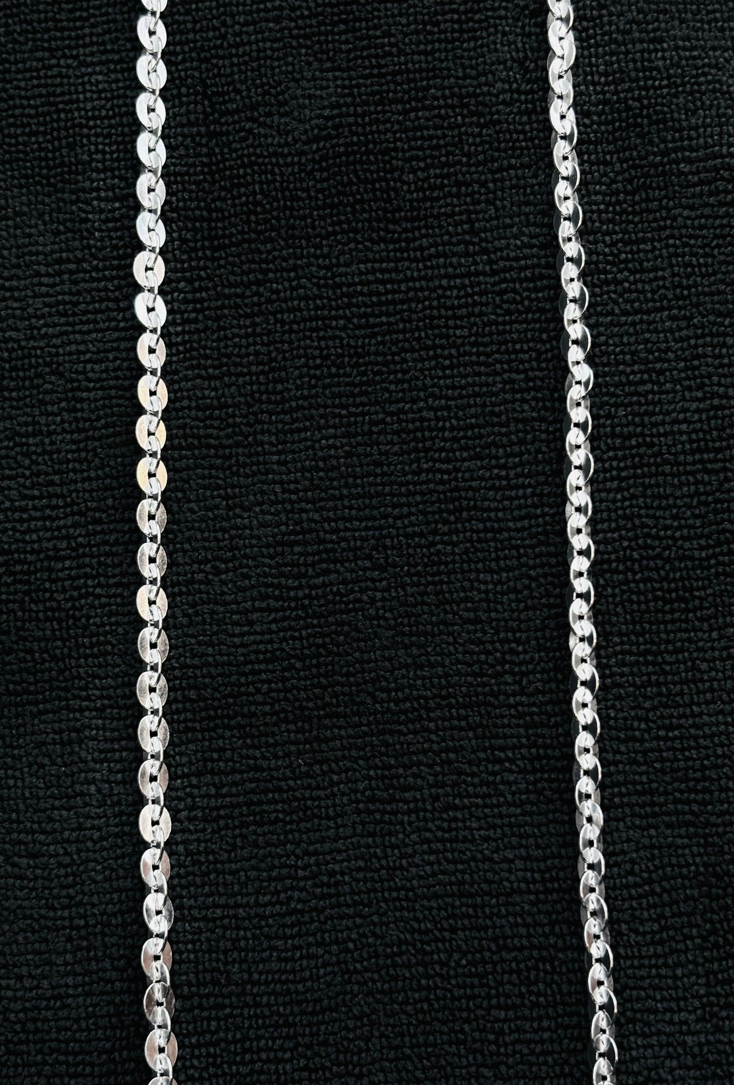 Pure Silver Press Chain