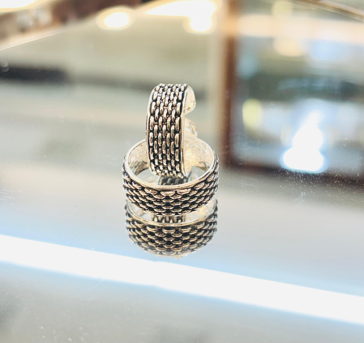 Oxydised Silver Toe Ring