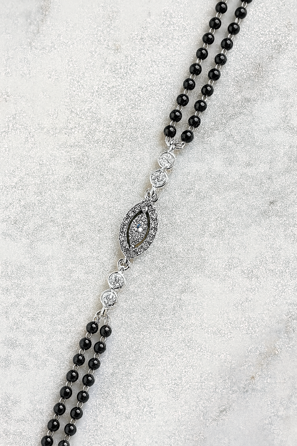 Sacred Glow hand Mangalsutra | 92.5 Silver