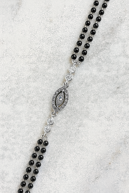Sacred Glow hand Mangalsutra | 92.5 Silver