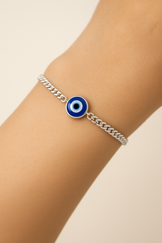 Azure Eye Protection Bracelet | 92.5 Silver