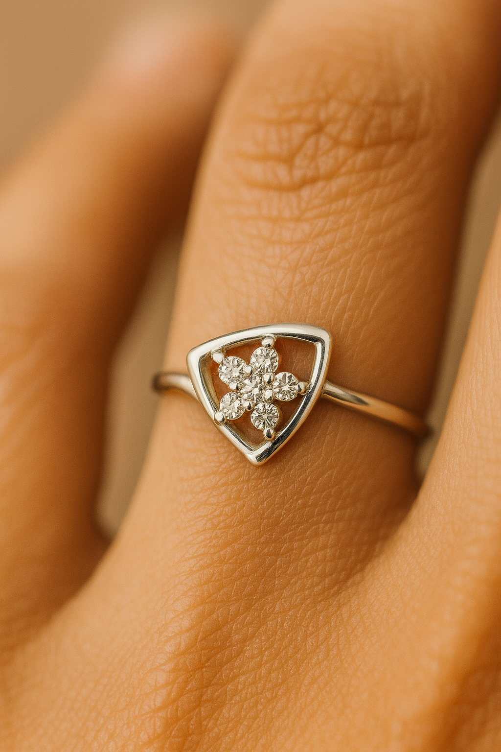 Star Petal Ring | 92.5 Silver