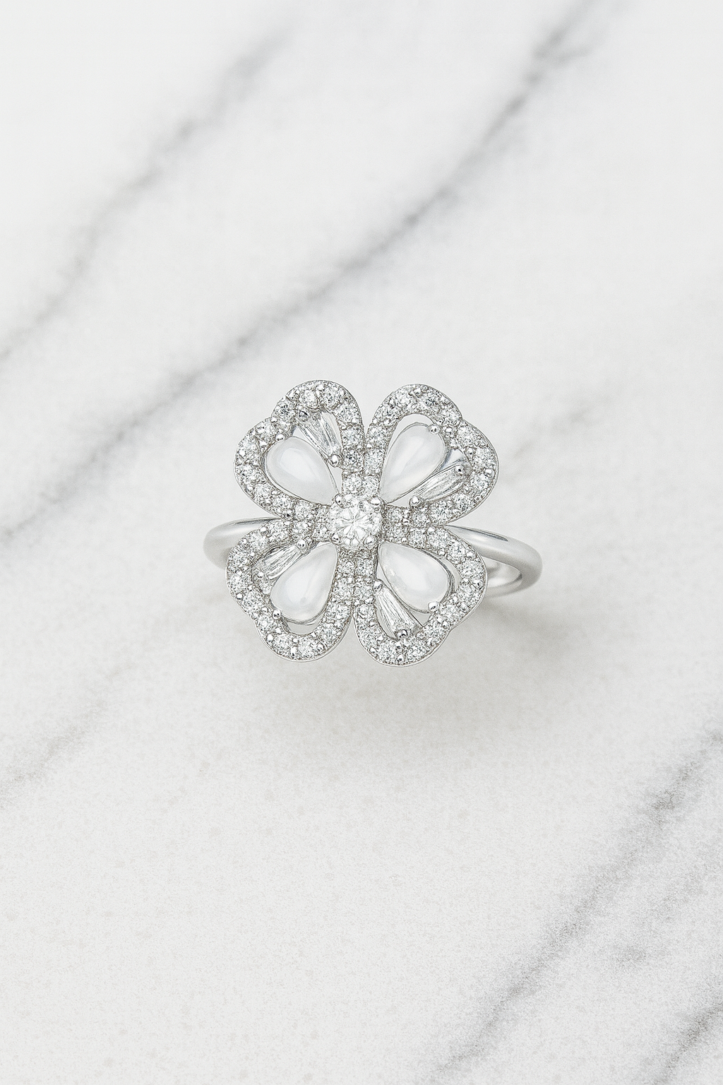 Celestial Clover Ring | 92.5 Silver