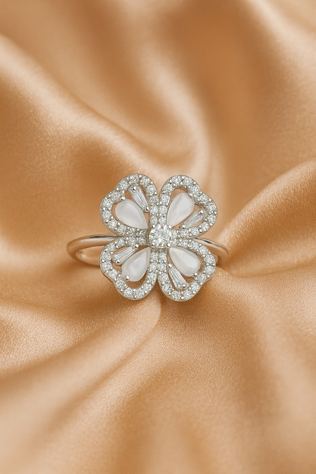 Celestial Clover Ring | 92.5 Silver