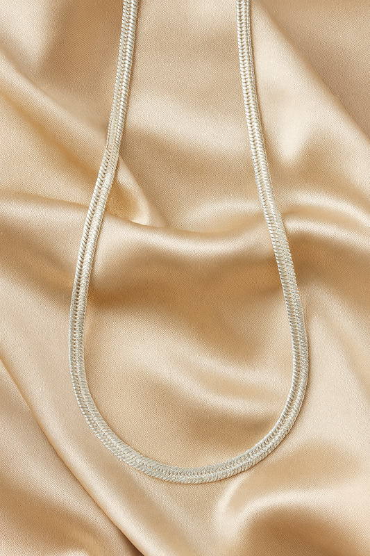 Sleek Flow Silver Chain