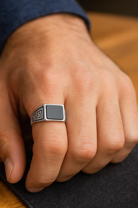 Turkish Men's Ring | 92.5 Silver