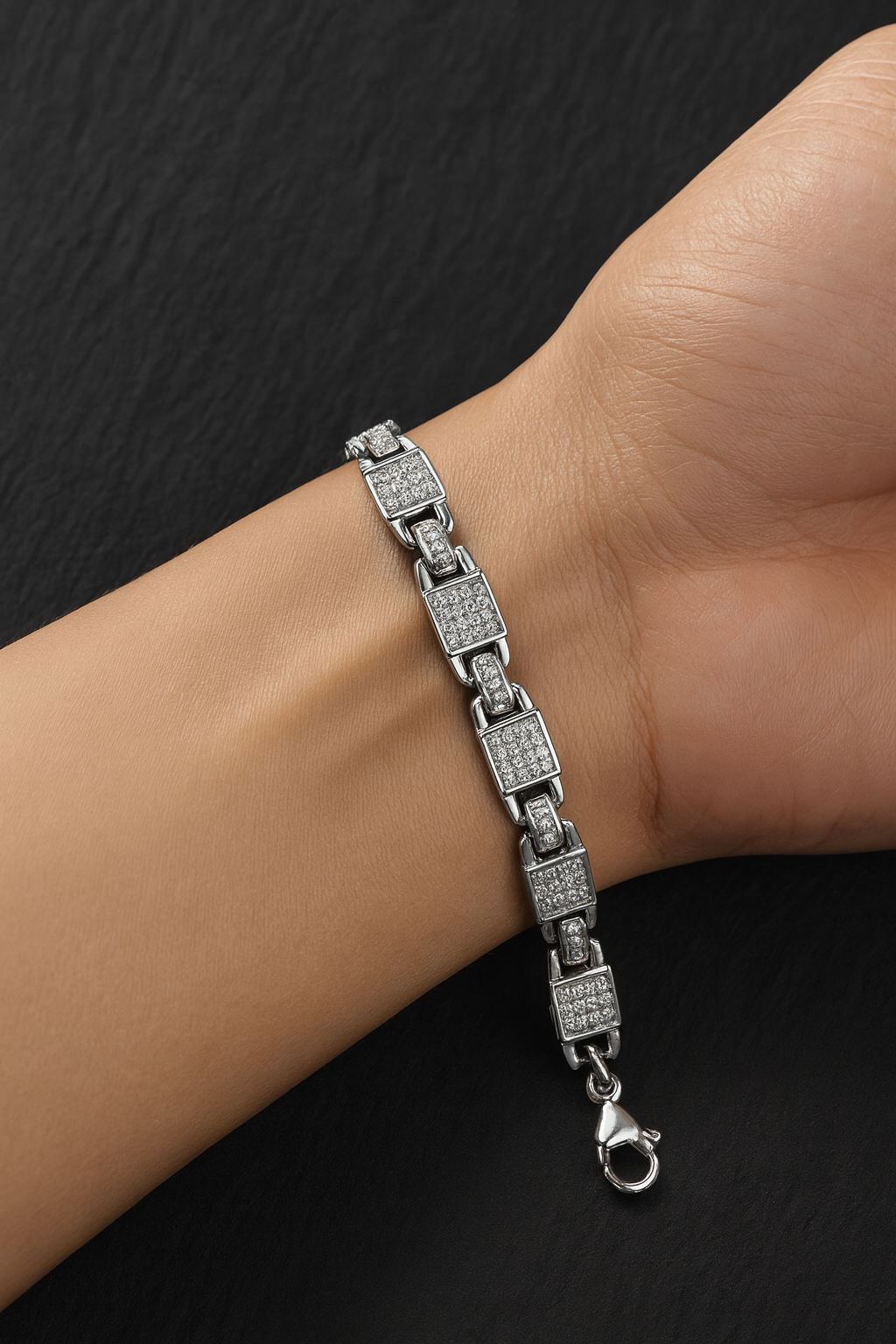 Men’s Bling Bracelet | 92.5 Silver