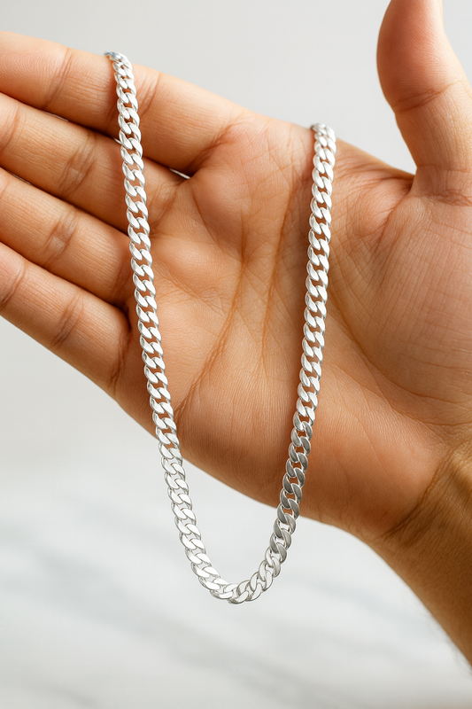Classic Cuban Link Chain | 92.5 Silver