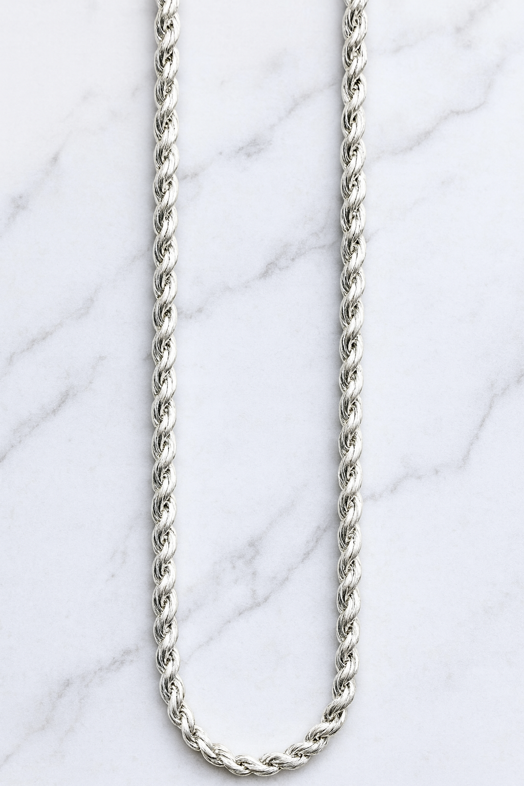 Sterlo Rope Silver chain