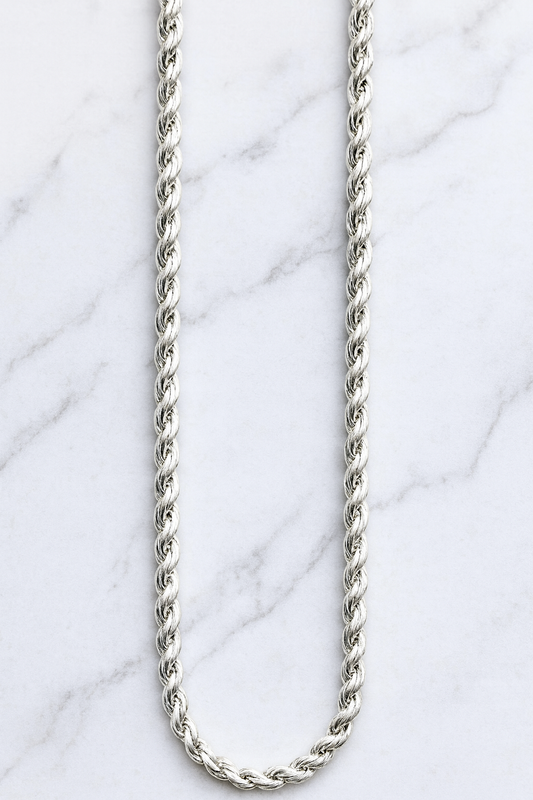 Sterlo Rope Silver chain