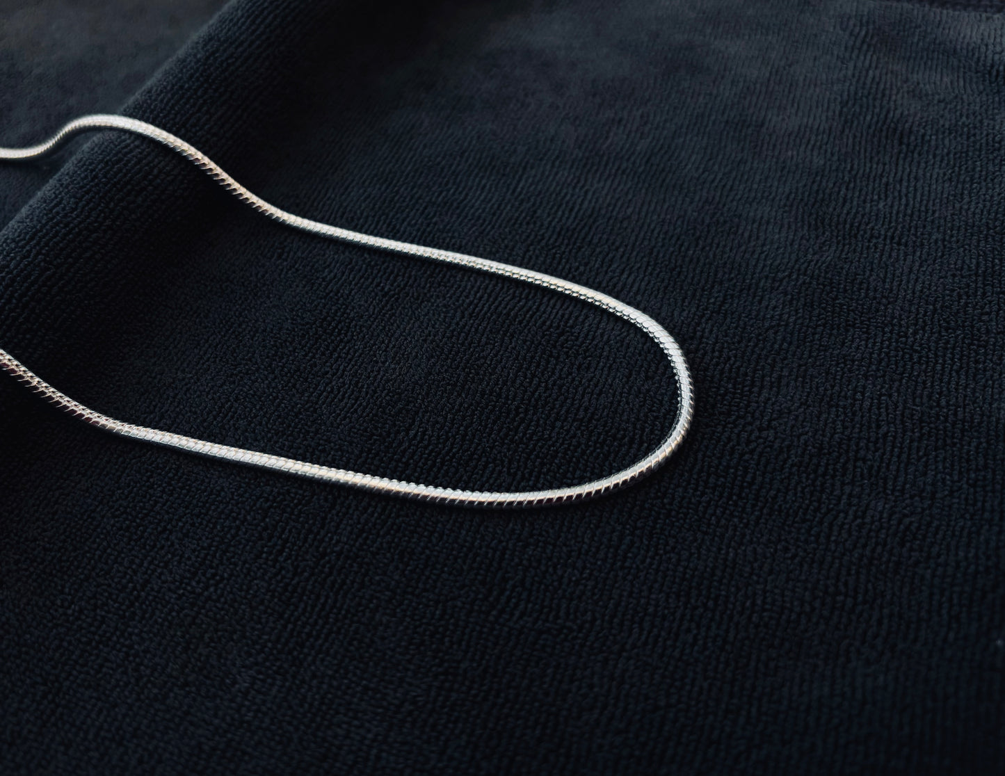 Silver Classic love forever chain