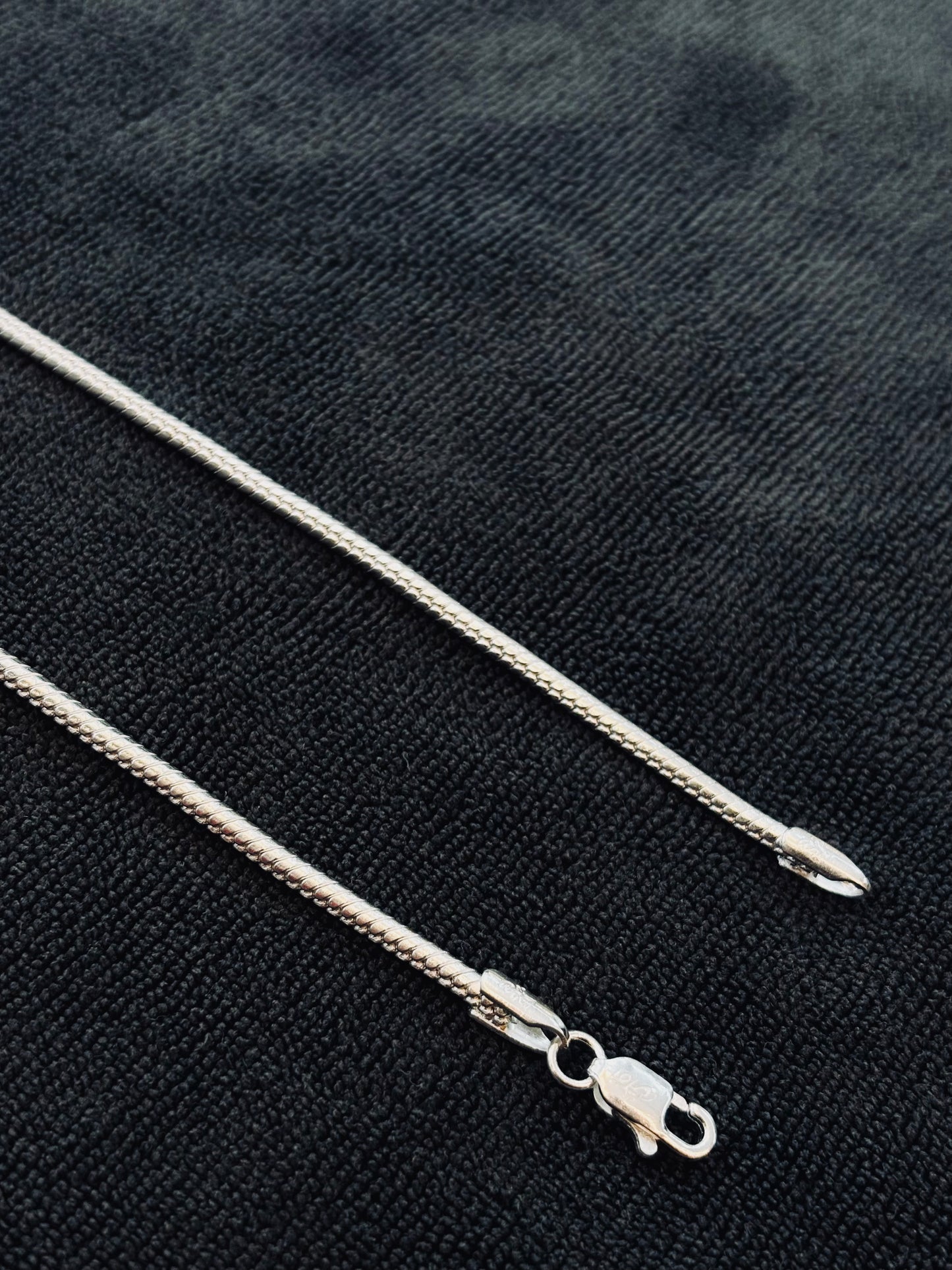 Silver Classic love forever chain