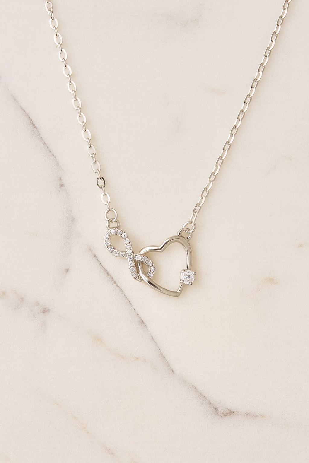 Infinity of Love Chain & Pendant | 92.5 Silver