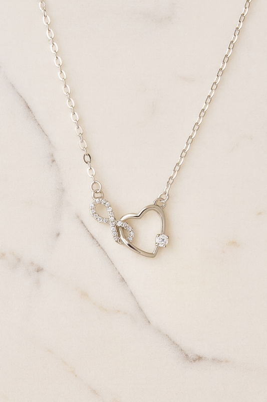 Infinity of Love Chain & Pendant | 92.5 Silver