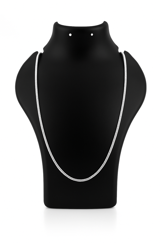 Silver Classic love forever chain