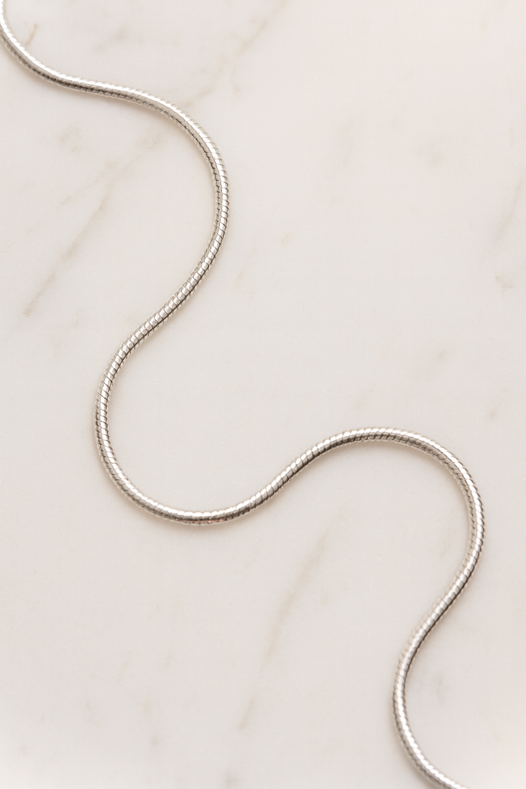 Silver Classic love forever chain