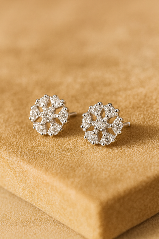Snowflake earrings | 92.5 Silver