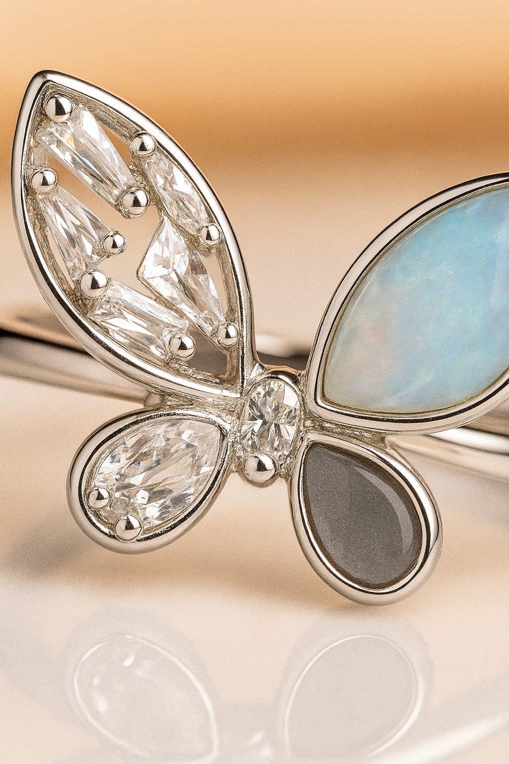 Luna Butterfly Ring | 92.5 Silver