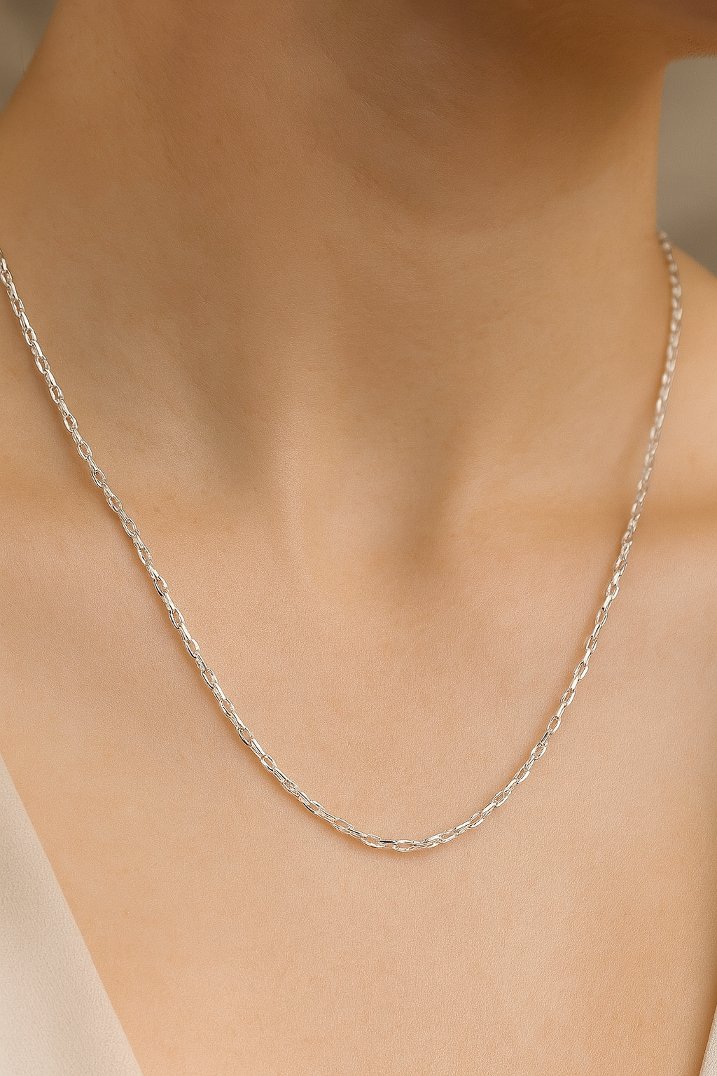 harmony, love, luxury Silver chain
