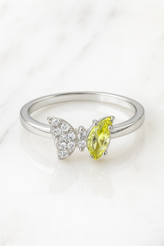 Sunlit Butterfly Ring | 92.5 Silver