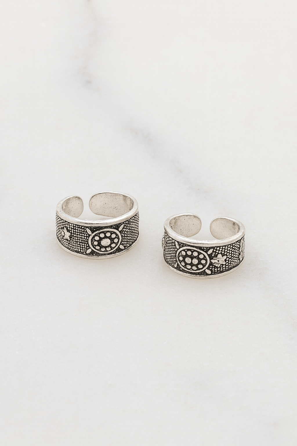 Silver Oxydised Toe Ring