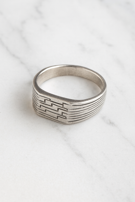 Titan Line Ring | 92.5 Silver