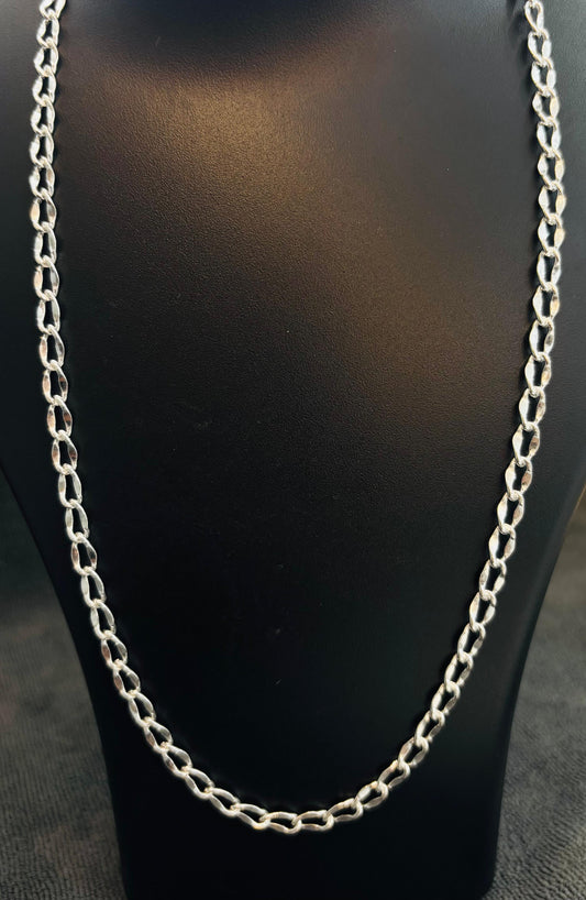 Pure Silver Cubic Chain