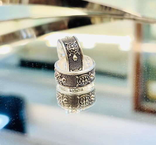 Silver Oxydised Toe Ring