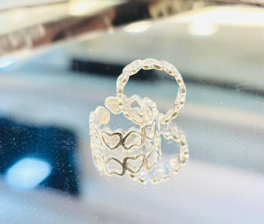 Silver Heart Toe Ring