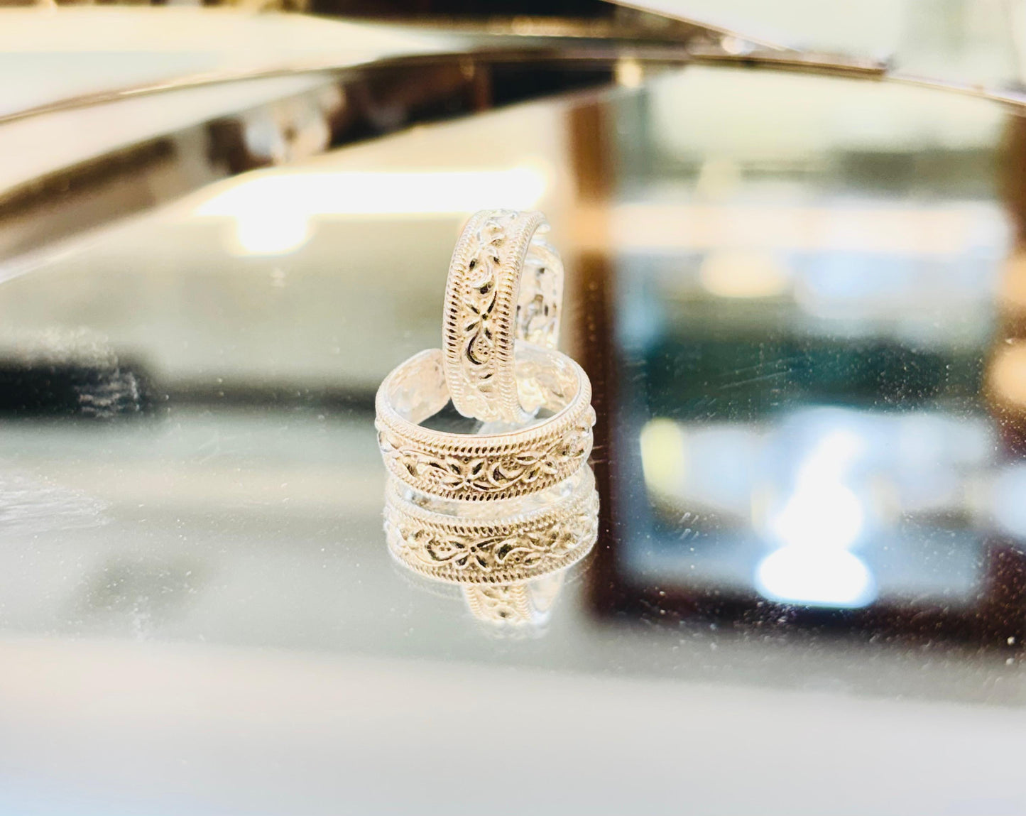 Silver Fancy Toe Ring