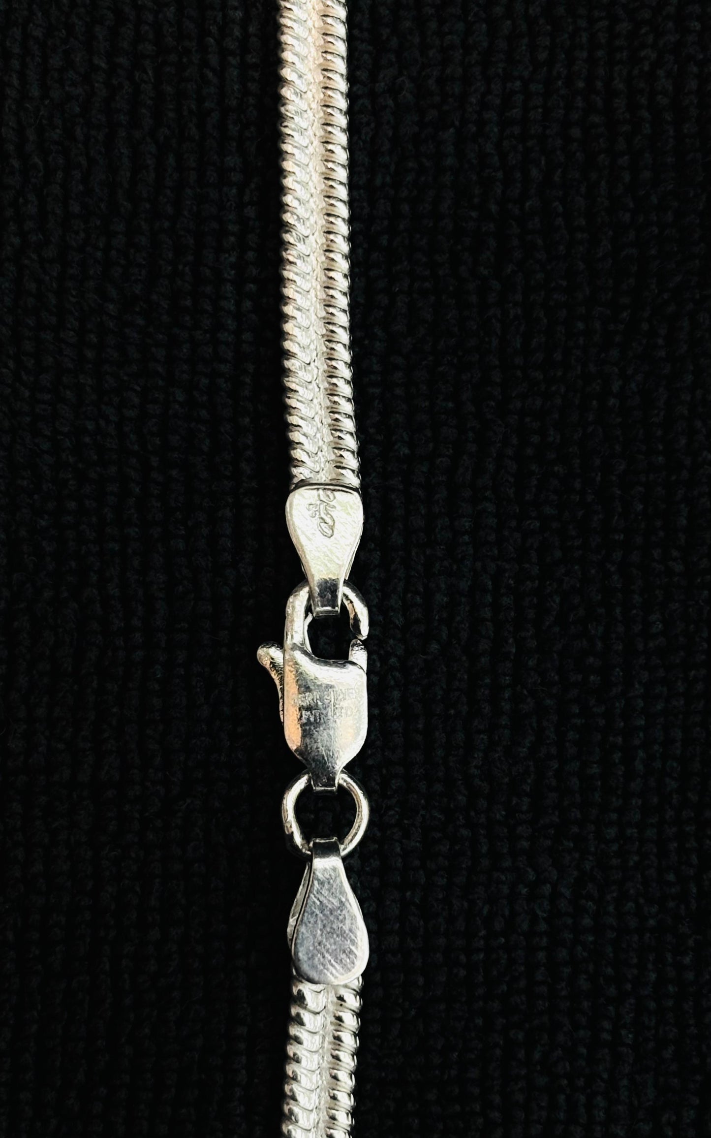 Pure Silver Machine Chain