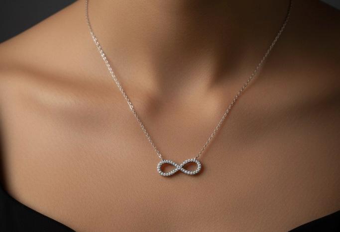 Silver Infinity Chain&Pendent