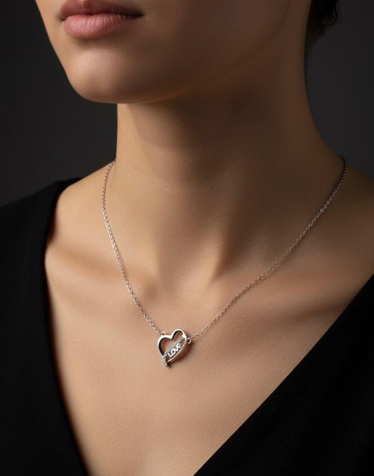 Silver Fancy Chain&Pendent