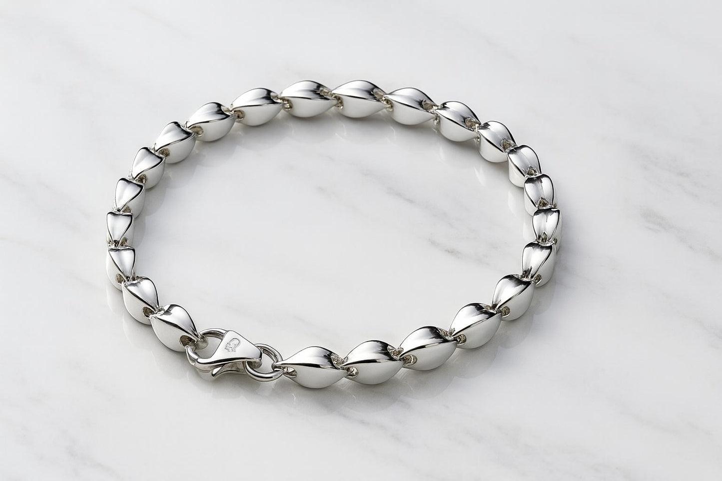 Leaf Link Bracelet| 92.5 Silver